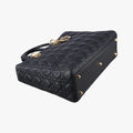 Lady Dior Black lambskin 18-MA-0157レディディオール ブラック ラムスキン 18-MA-0157