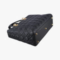 Lady Dior Black lambskin 18-MA-0157レディディオール ブラック ラムスキン 18-MA-0157