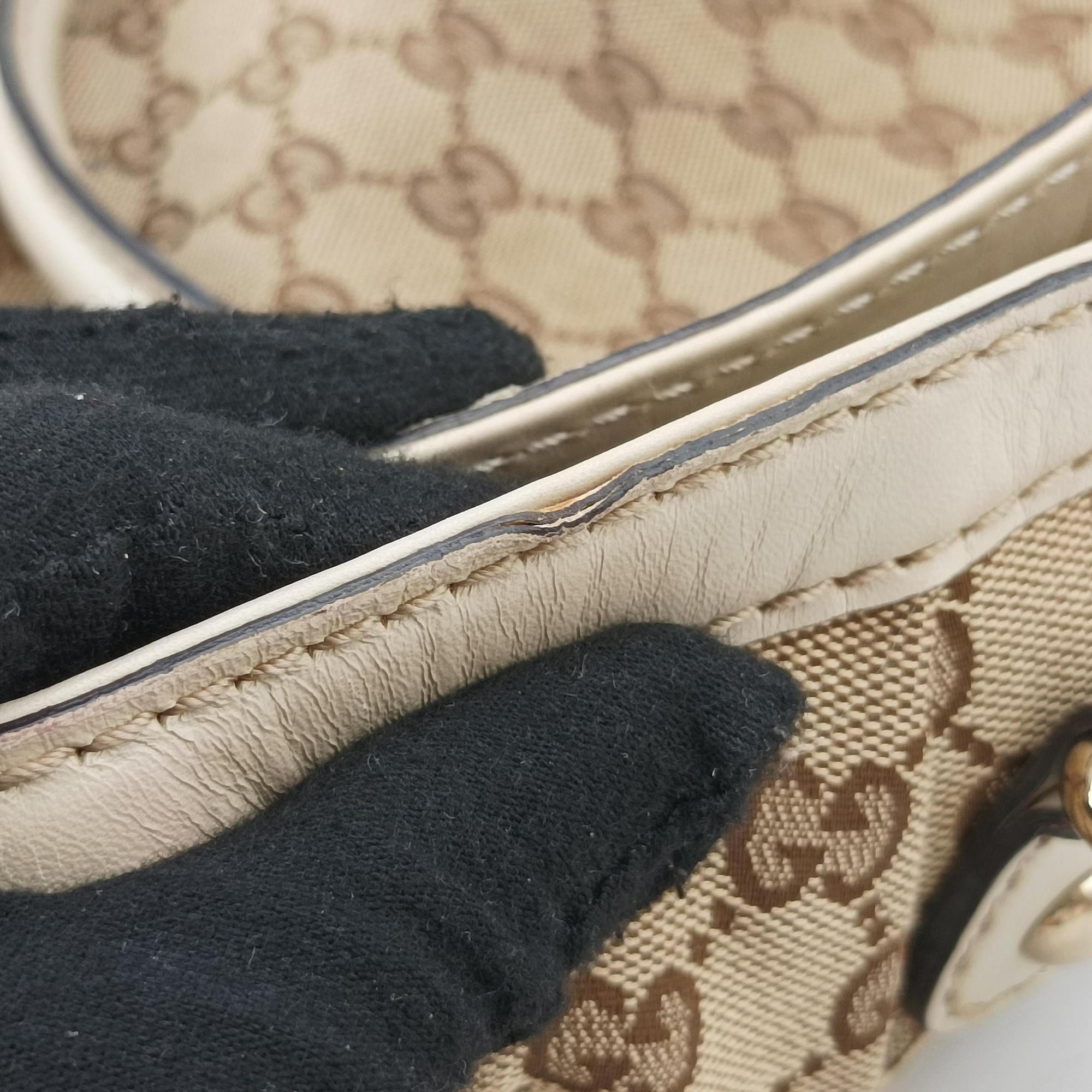 Sukey Brown Canvas×Leather 296835 E015042741スーキー ブラウン キャンバス×レザー 296835 E015042741
