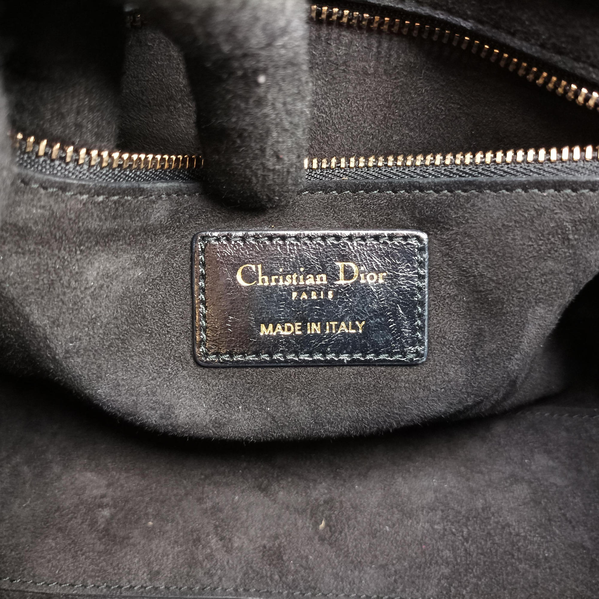 Lady Dior Black lambskin 29-MA-0148レディディオール ブラック ラムスキン 29-MA-0148