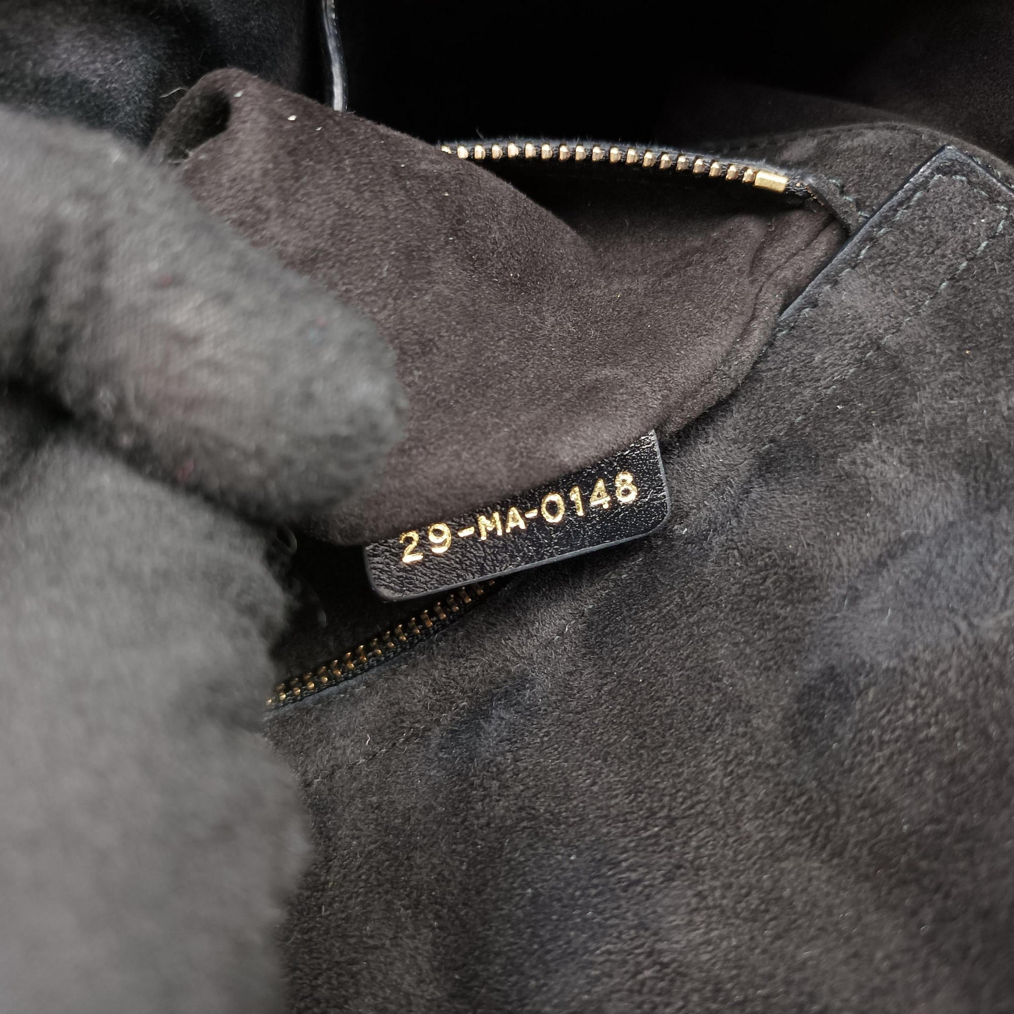 Lady Dior Black lambskin 29-MA-0148レディディオール ブラック ラムスキン 29-MA-0148