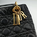 Lady Dior Black lambskin 29-MA-0148レディディオール ブラック ラムスキン 29-MA-0148