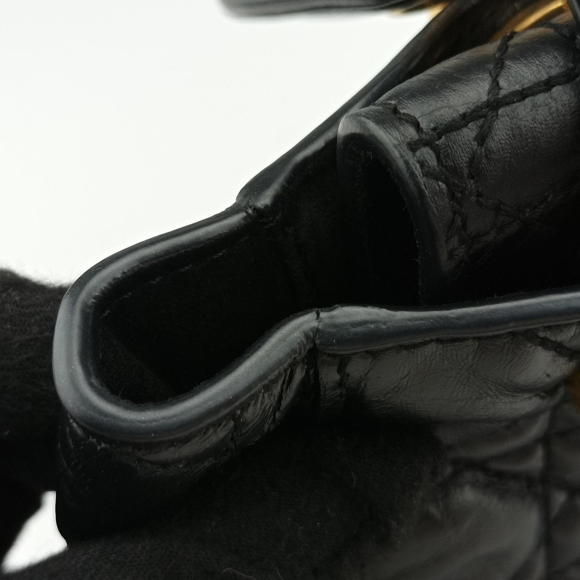 Lady Dior Black lambskin 29-MA-0148レディディオール ブラック ラムスキン 29-MA-0148