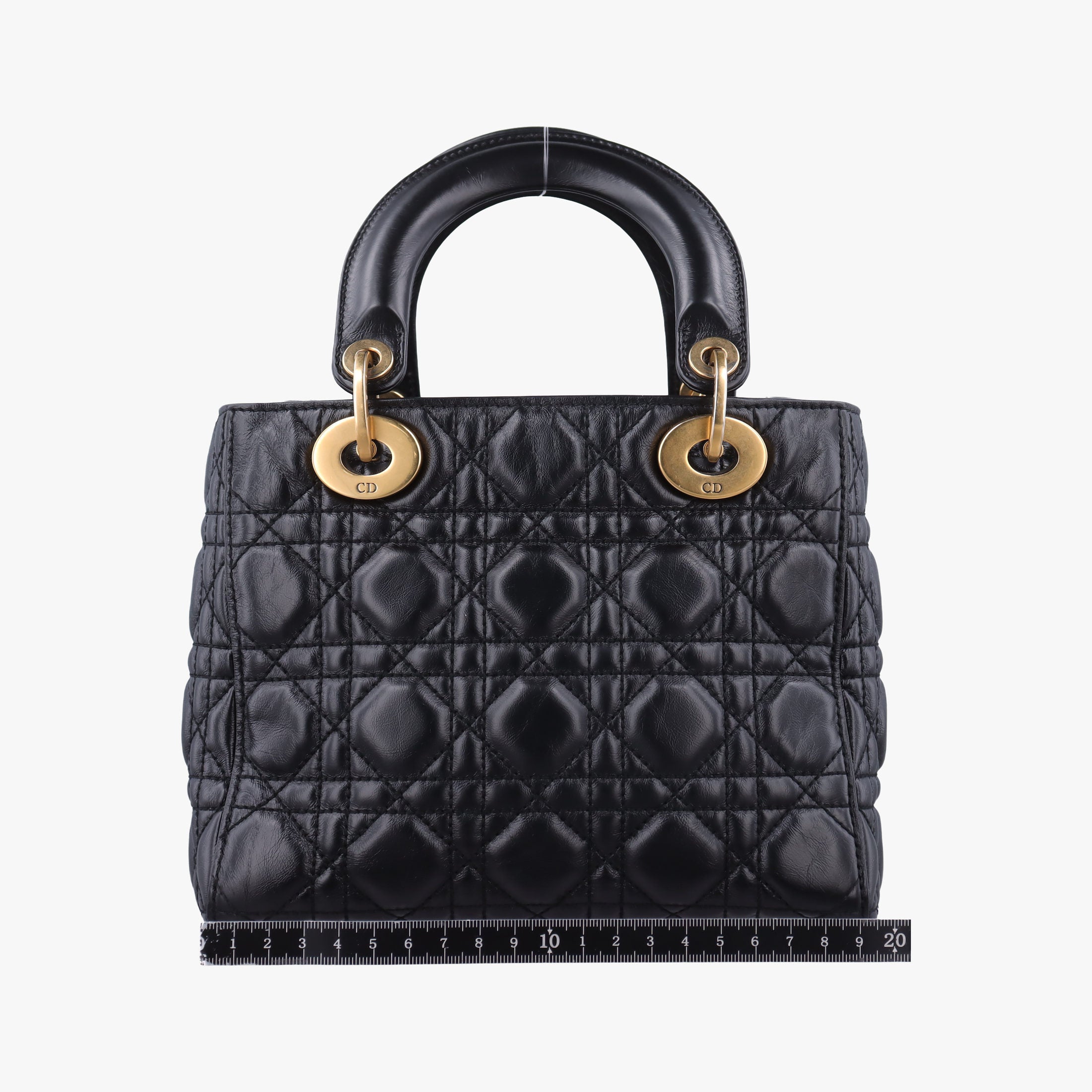 Lady Dior Black lambskin 29-MA-0148レディディオール ブラック ラムスキン 29-MA-0148