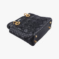 Lady Dior Black lambskin 29-MA-0148レディディオール ブラック ラムスキン 29-MA-0148