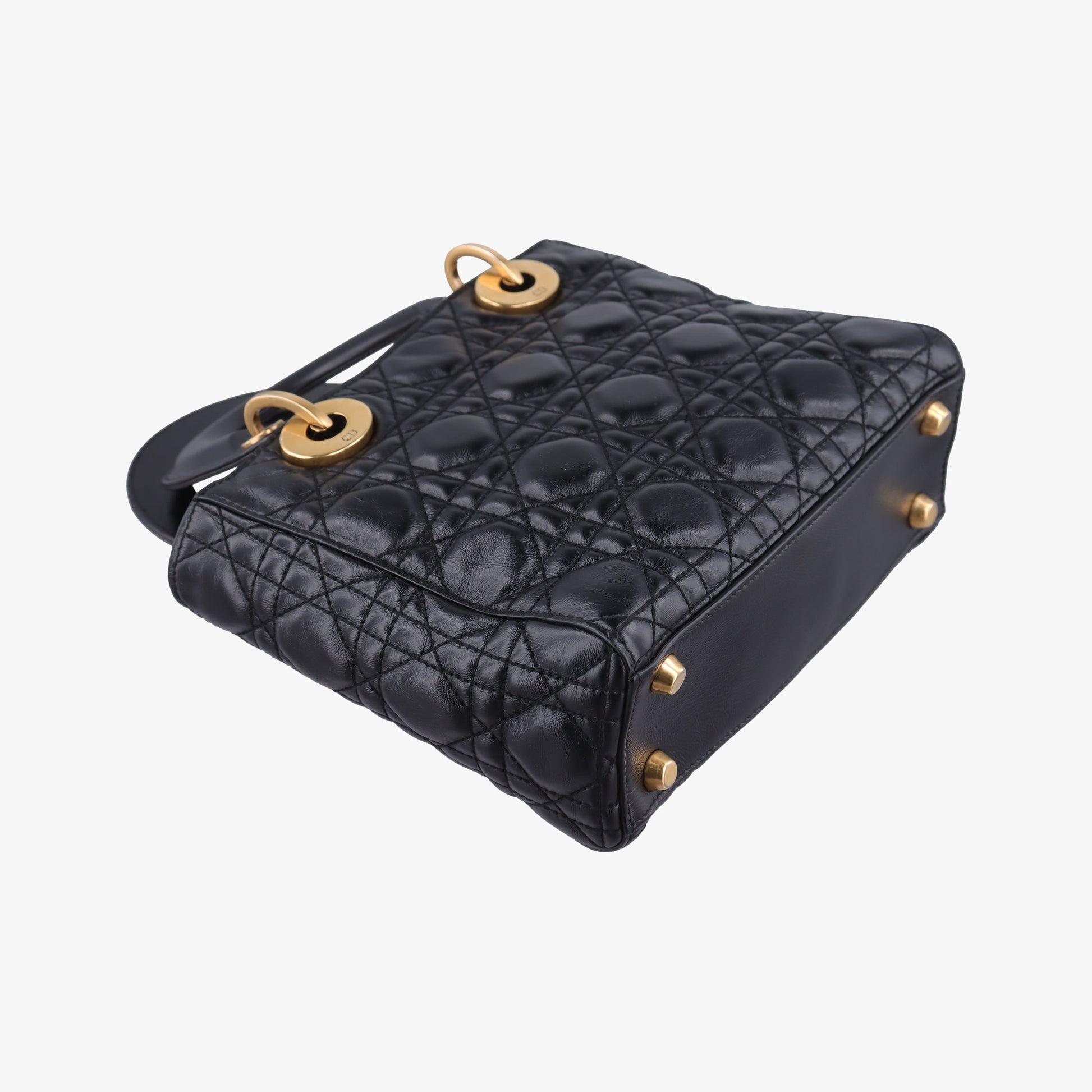 Lady Dior Black lambskin 29-MA-0148レディディオール ブラック ラムスキン 29-MA-0148