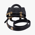 Lady Dior Black lambskin 29-MA-0148レディディオール ブラック ラムスキン 29-MA-0148