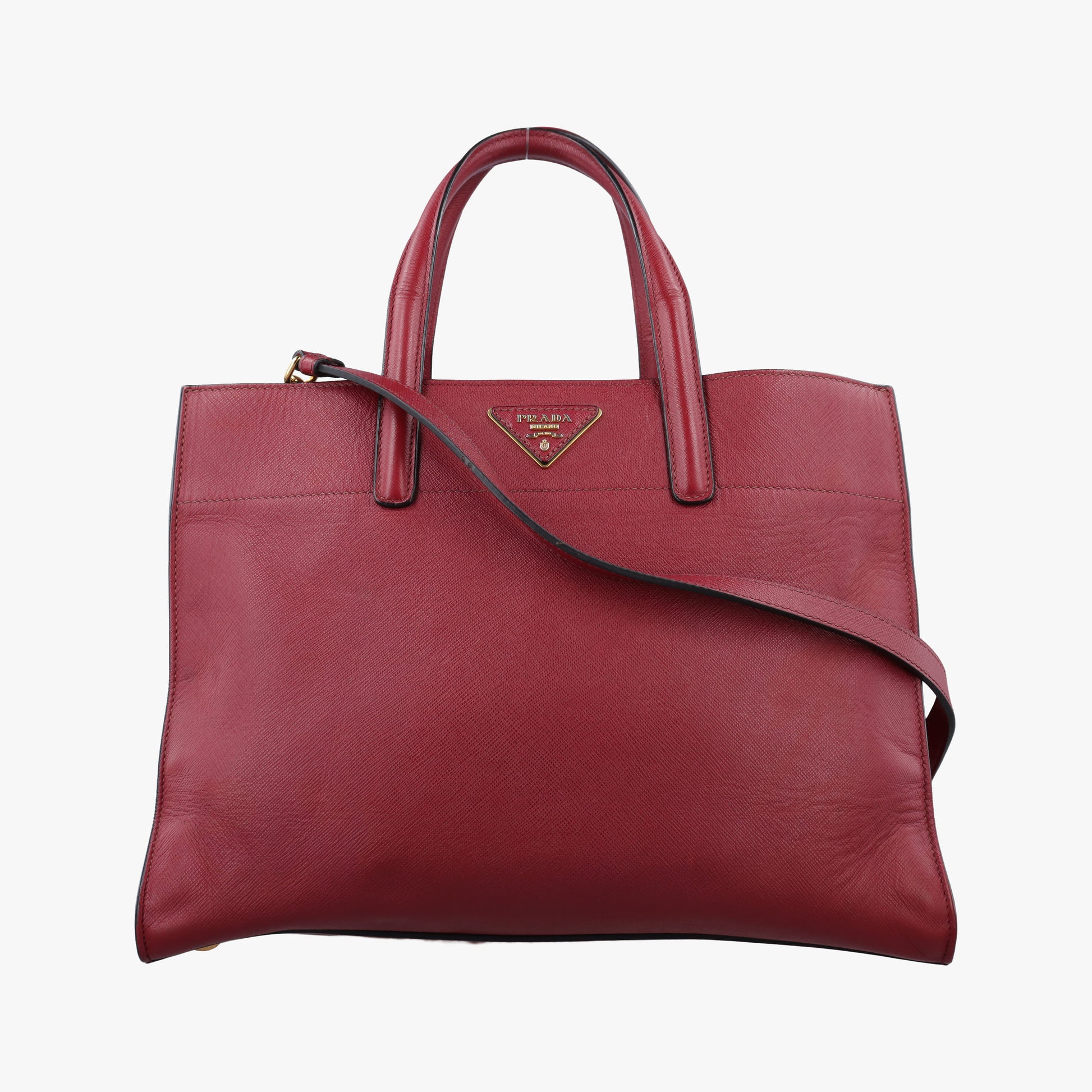 Galleria Red SAFFIANO Leather BN2606 7 Gガレリア レッド サフィアーノレザー BN2606 7 G