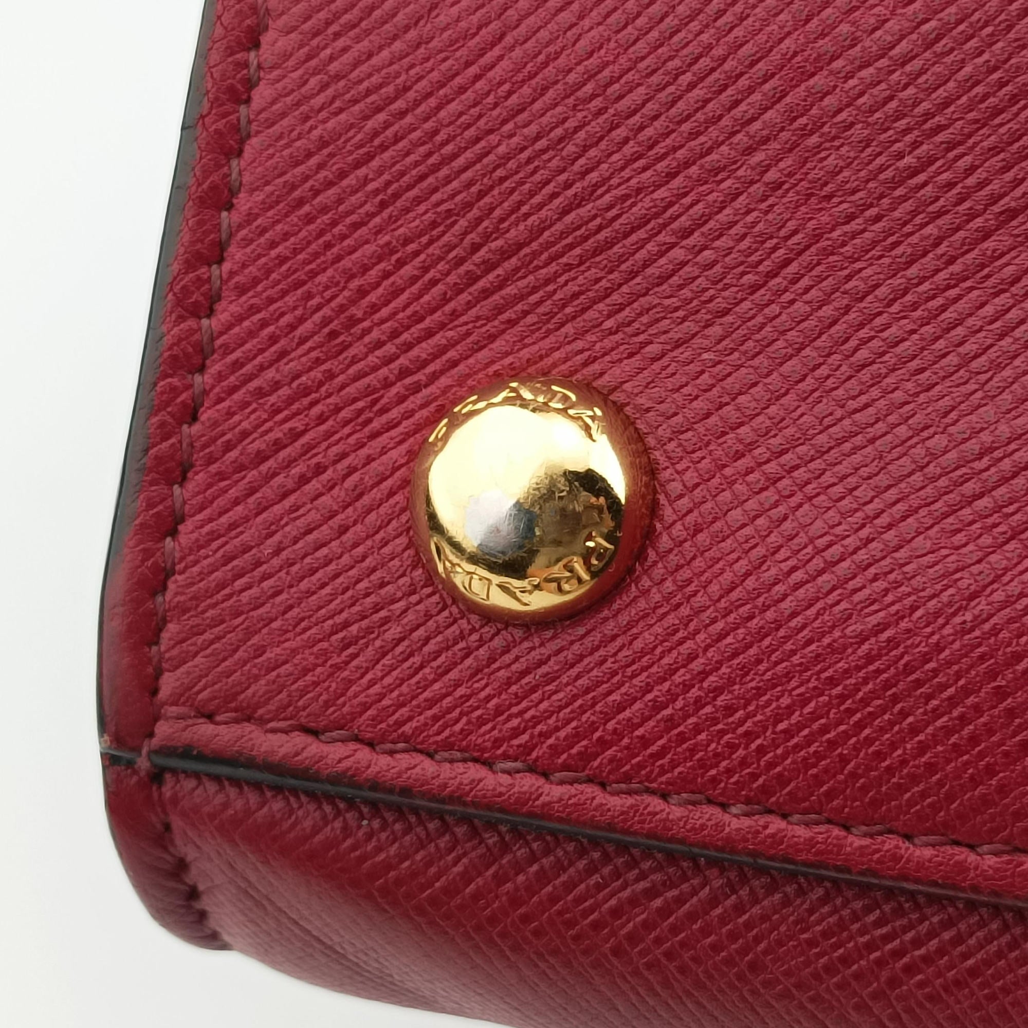 Galleria Red SAFFIANO Leather BN2606 7 Gガレリア レッド サフィアーノレザー BN2606 7 G