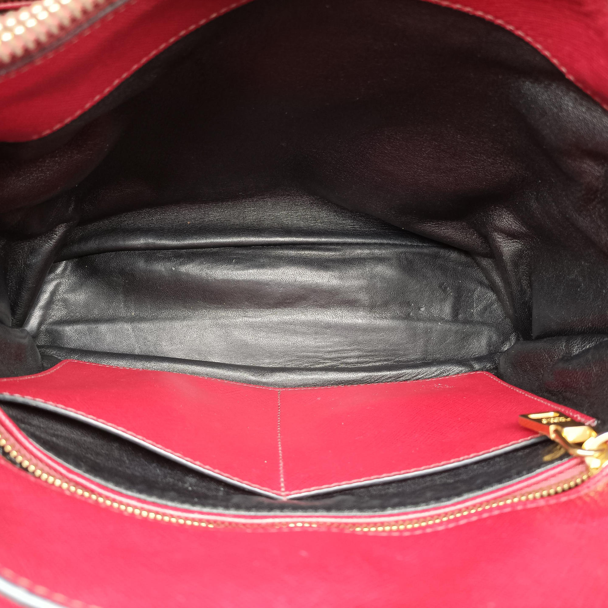 Galleria Red SAFFIANO Leather BN2606 7 Gガレリア レッド サフィアーノレザー BN2606 7 G