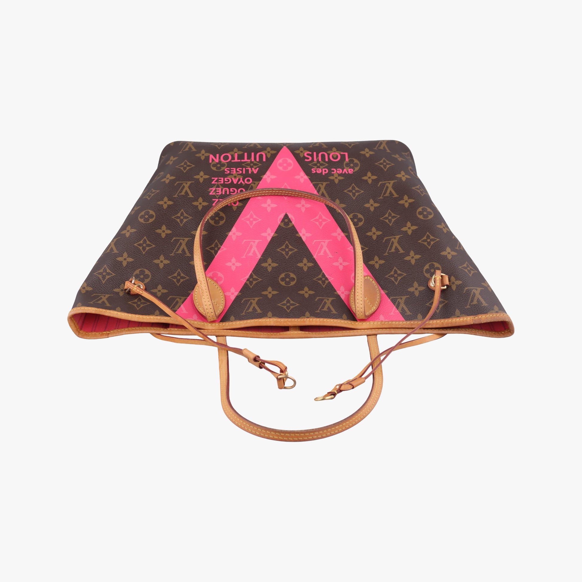 Neverfull MM　V Line brown×Grenard Monogram Canvas M41602 CA0159ネヴァーフルMM　Vライン モノグラム/ブラウン×グルナード モノグラムキャンバス M41602 CA0159