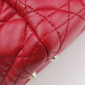 Cannage Dior Soft Shopping Red lambskin 17-BO-0134ディオールソフトショッピング レッド ラムスキン 17-BO-0134