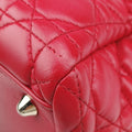 Cannage Dior Soft Shopping Red lambskin 17-BO-0134ディオールソフトショッピング レッド ラムスキン 17-BO-0134