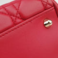 Cannage Dior Soft Shopping Red lambskin 17-BO-0134ディオールソフトショッピング レッド ラムスキン 17-BO-0134