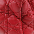 Cannage Dior Soft Shopping Red lambskin 17-BO-0134ディオールソフトショッピング レッド ラムスキン 17-BO-0134