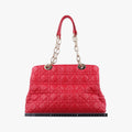 Cannage Dior Soft Shopping Red lambskin 17-BO-0134ディオールソフトショッピング レッド ラムスキン 17-BO-0134