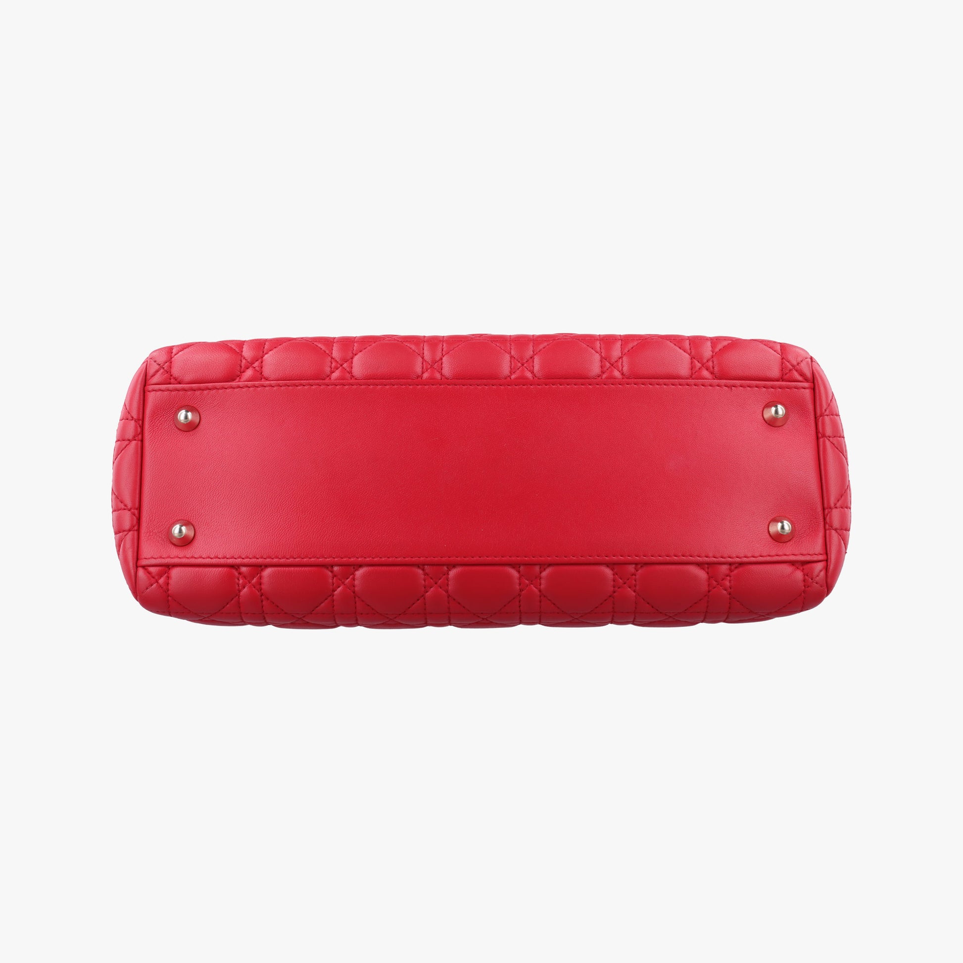 Cannage Dior Soft Shopping Red lambskin 17-BO-0134ディオールソフトショッピング レッド ラムスキン 17-BO-0134