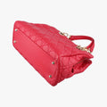 Cannage Dior Soft Shopping Red lambskin 17-BO-0134ディオールソフトショッピング レッド ラムスキン 17-BO-0134