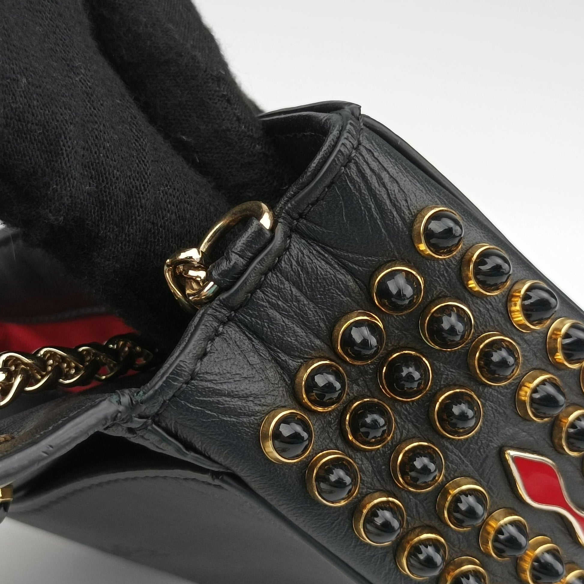 Sweet Charity Scarabe Spike Black Leather スイート チャリティー スカラベ スパイク ブラック レザー 
