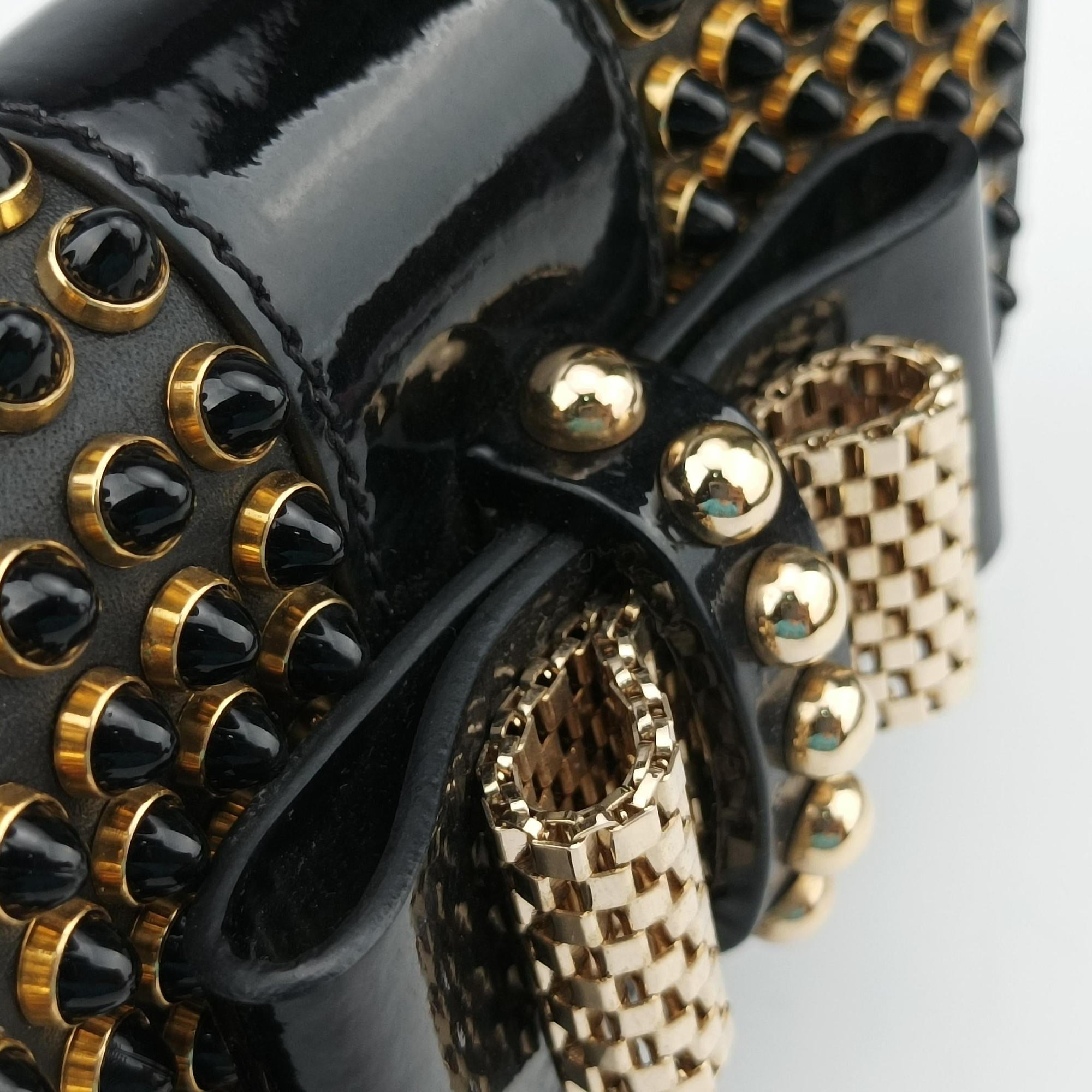 Sweet Charity Scarabe Spike Black Leather スイート チャリティー スカラベ スパイク ブラック レザー 