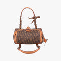 Romantique Trotter Brown Jacquard × Leather × Velvet 01-RU-0076ロマンティック トロッター ブラウン ジャガード × レザー × ベロア 01-RU-0076