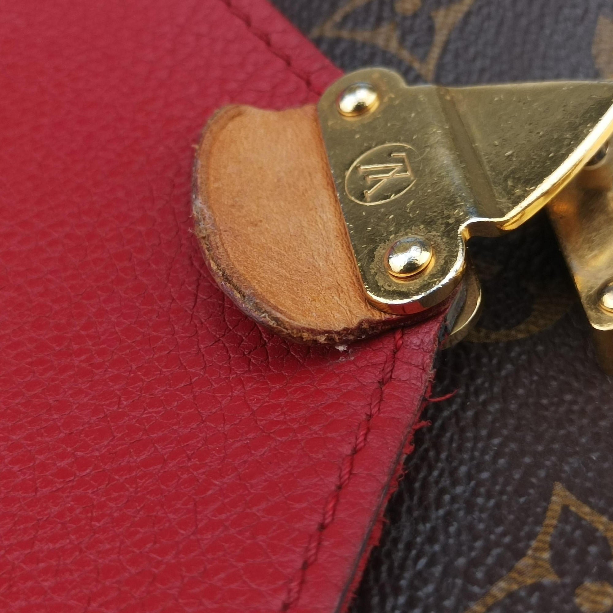 PALLAS Chain Brown×CERISE Monogram Canvas×calf leather M41201 CA4176パラス チェーン モノグラム/ブラウン×スリーズ モノグラムキャンバス×カーフレザー M41201 CA4176