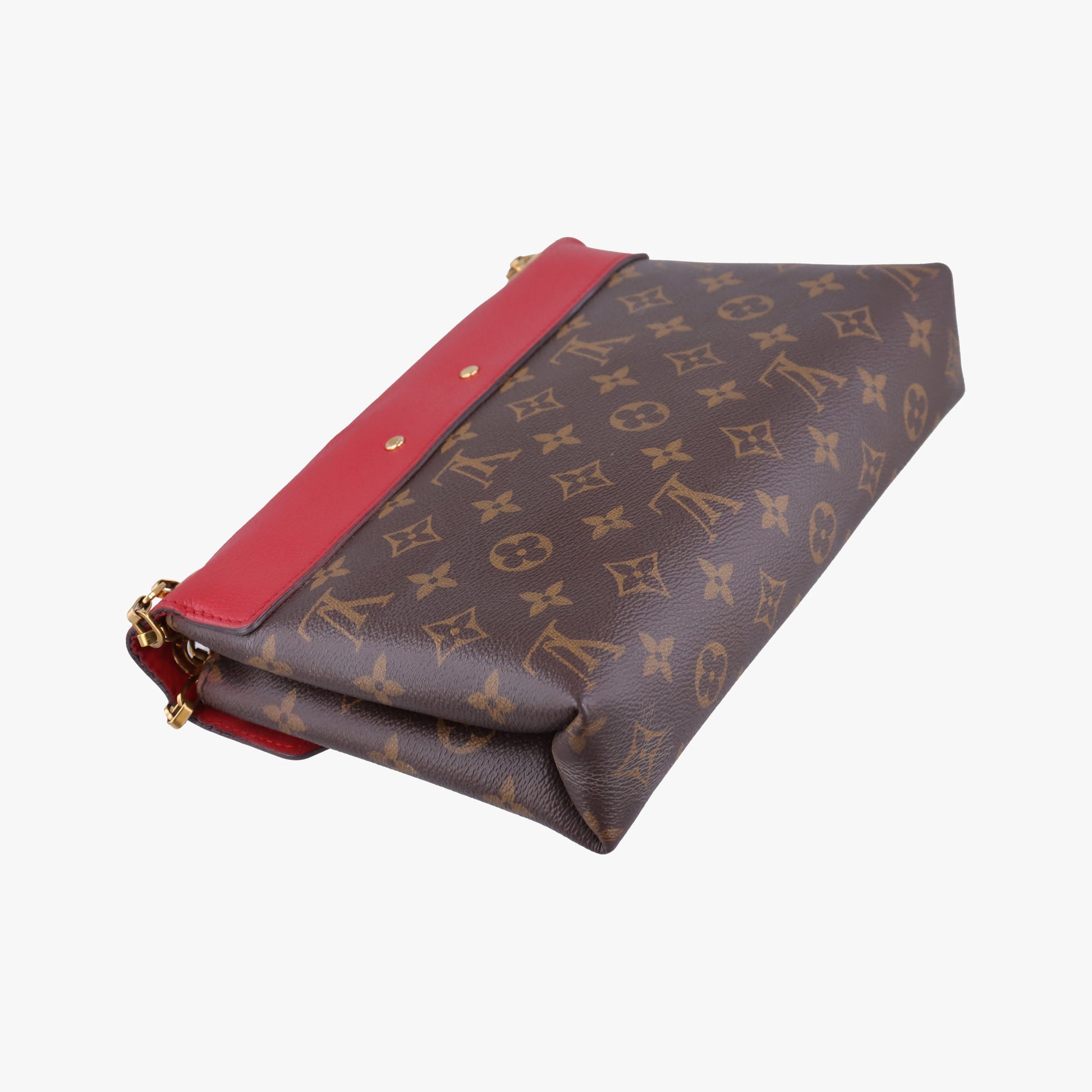 PALLAS Chain Brown×CERISE Monogram Canvas×calf leather M41201 CA4176パラス チェーン モノグラム/ブラウン×スリーズ モノグラムキャンバス×カーフレザー M41201 CA4176