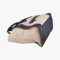 Luggage Mini Shopper Beige×Black Suede × leather F-PA-0141ラゲージミニショッパー ベージュ×ブラック スエード×レザー F-PA-0141