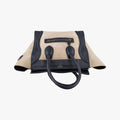 Luggage Mini Shopper Beige×Black Suede × leather F-PA-0141ラゲージミニショッパー ベージュ×ブラック スエード×レザー F-PA-0141