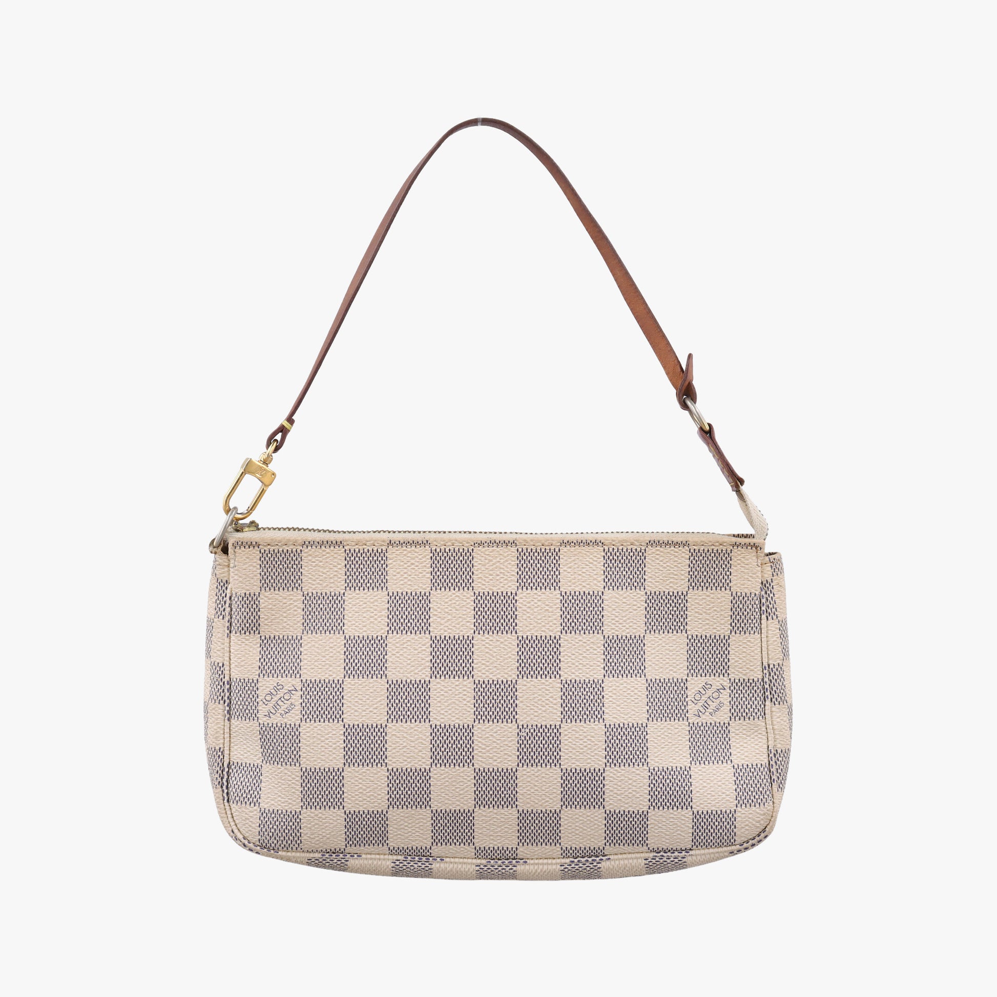 Mini Pochette Accessoires Azur Damier Canvas N58010 CA1098ミニポシェットアクセソワール アズール ダミエキャンバス N58010 CA1098