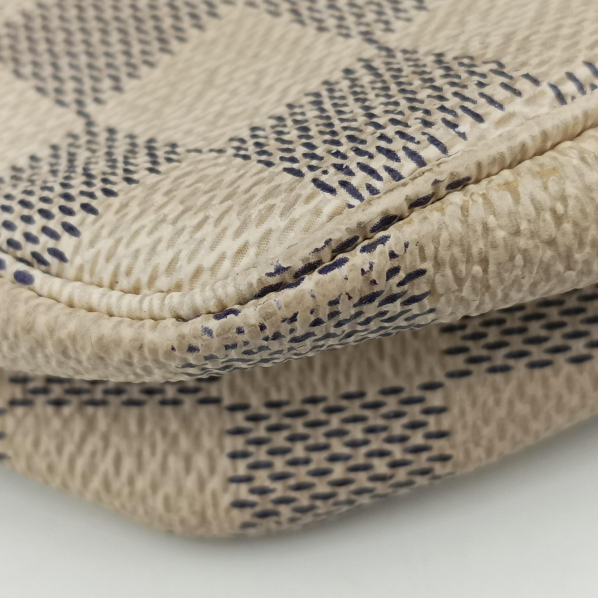 Mini Pochette Accessoires Azur Damier Canvas N58010 CA1098ミニポシェットアクセソワール アズール ダミエキャンバス N58010 CA1098