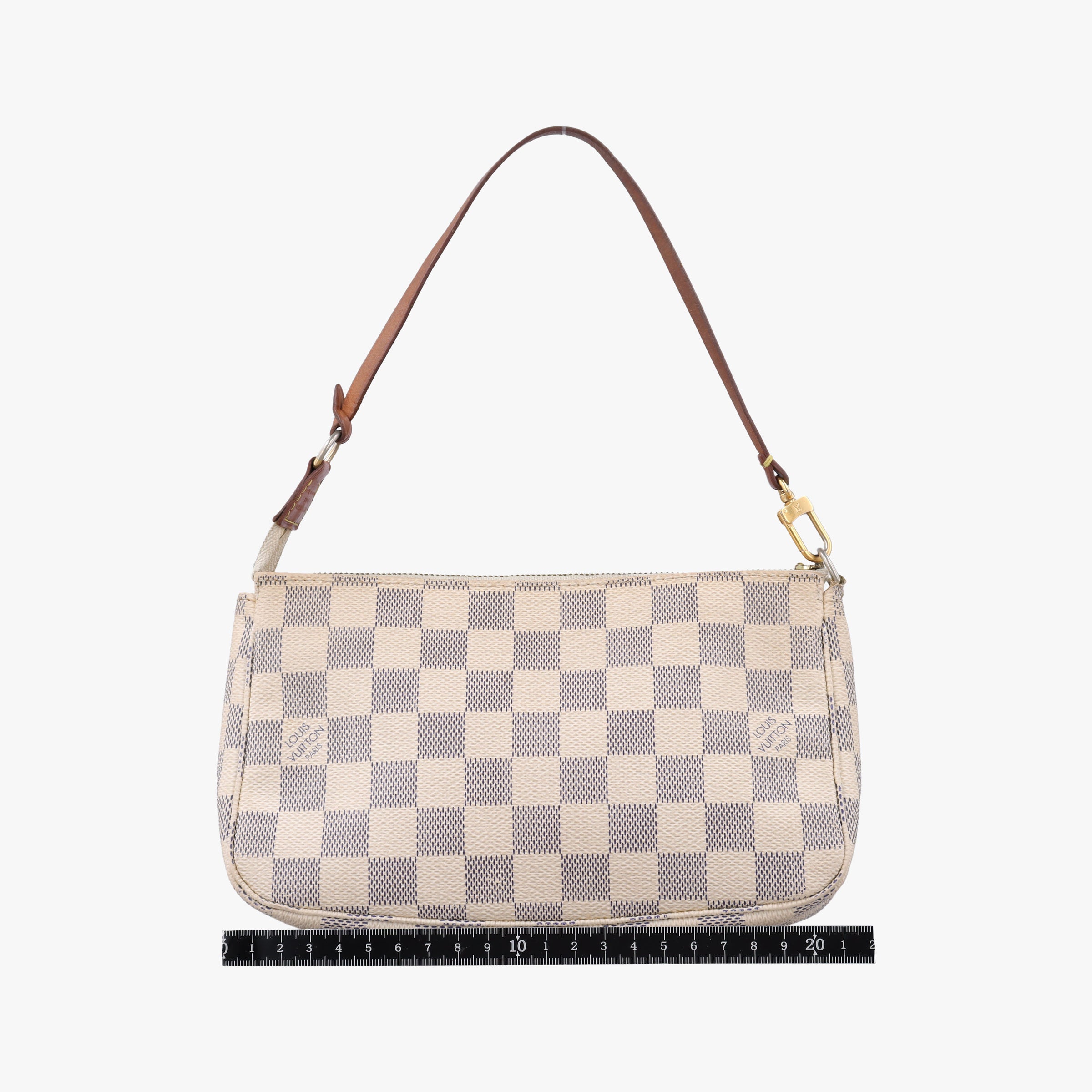 Mini Pochette Accessoires Azur Damier Canvas N58010 CA1098ミニポシェットアクセソワール アズール ダミエキャンバス N58010 CA1098