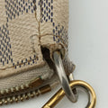 Mini Pochette Accessoires Azur Damier Canvas N58010 CA1098ミニポシェットアクセソワール アズール ダミエキャンバス N58010 CA1098