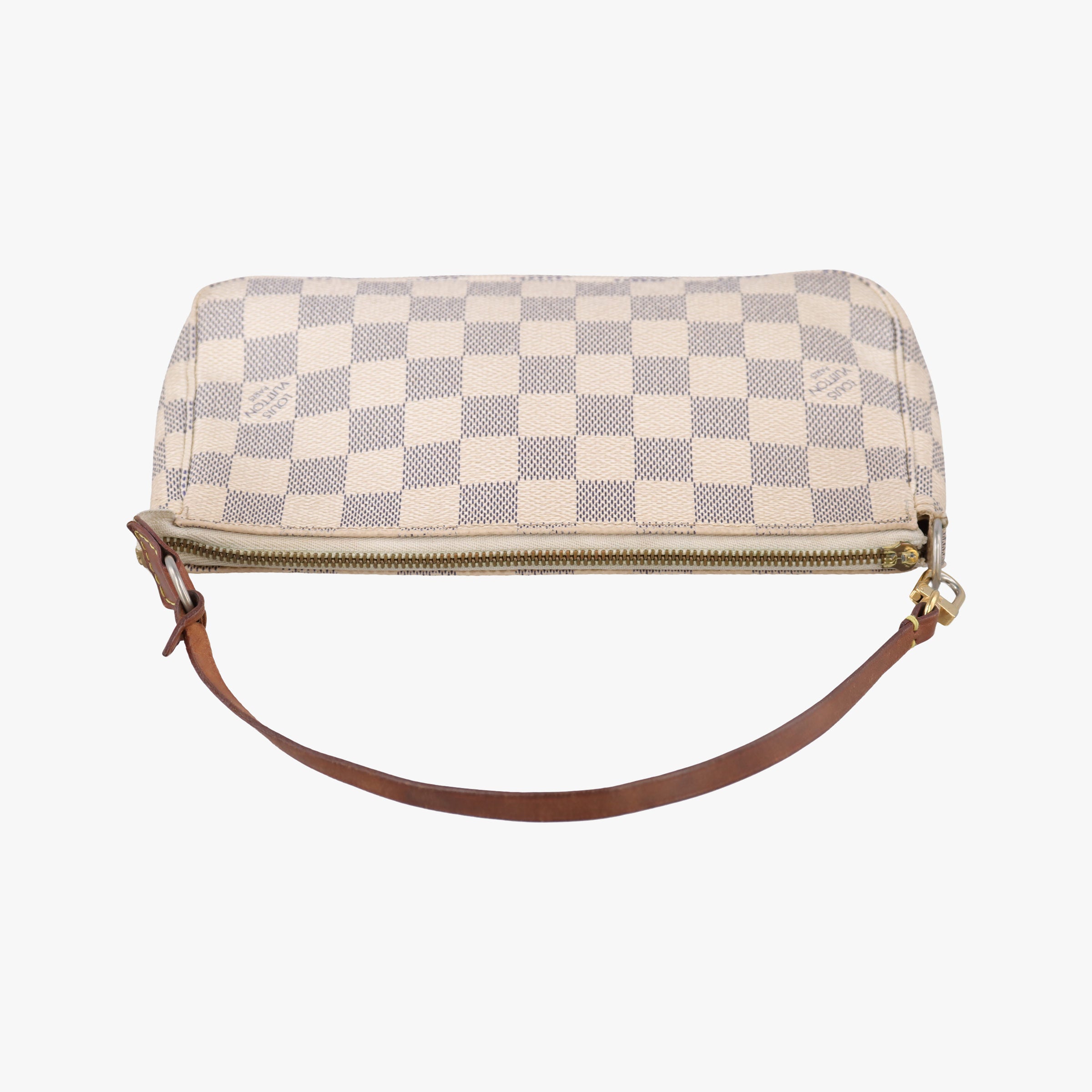 Mini Pochette Accessoires Azur Damier Canvas N58010 CA1098ミニポシェットアクセソワール アズール ダミエキャンバス N58010 CA1098
