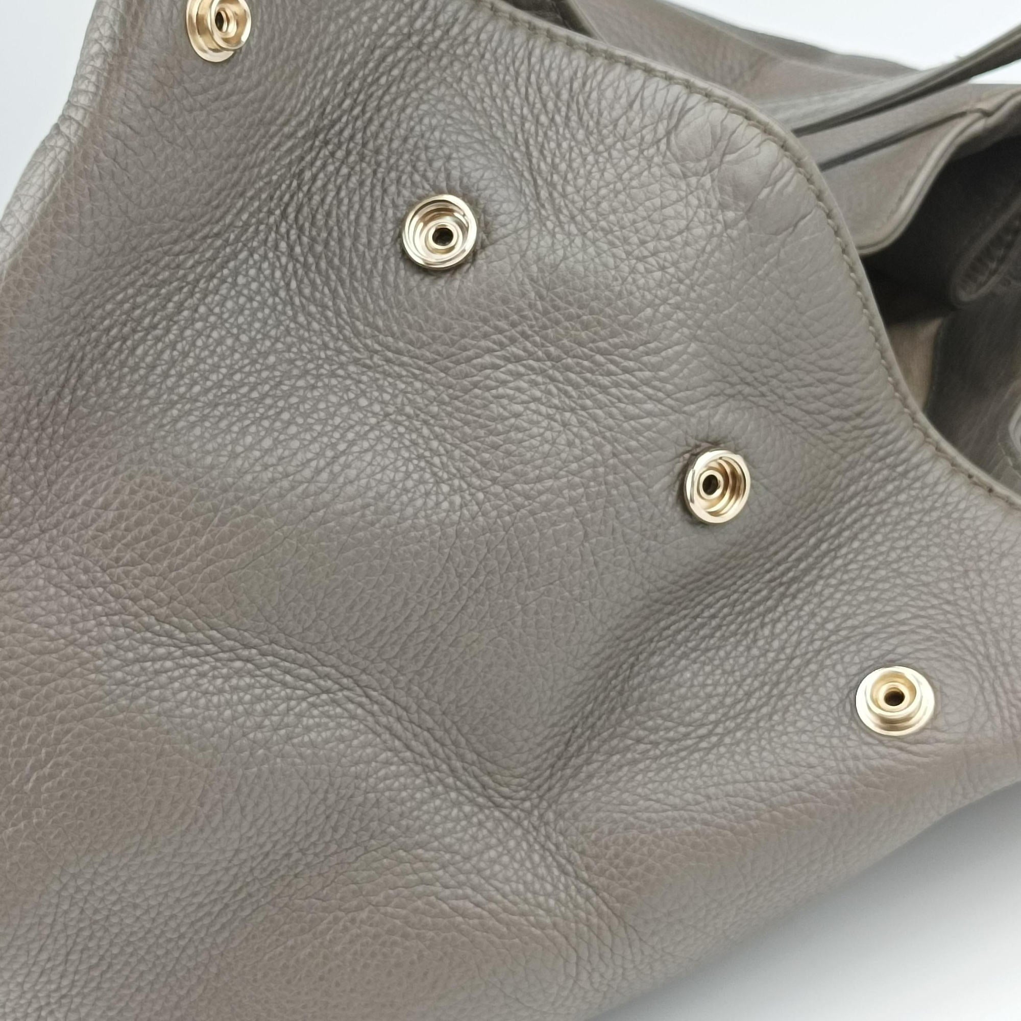 Greenwich Medium Grey Leather 268747 G9313845グリニッジ ミディアム グレー レザー 268747 G9313845