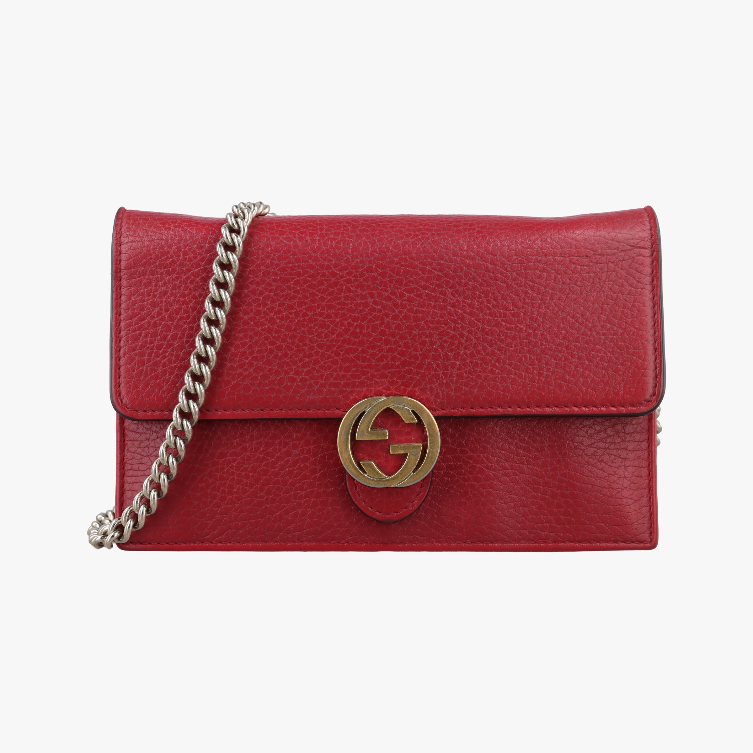 Interlocking G Red Leather 510314 インターロッキングG レッド レザー 510314 