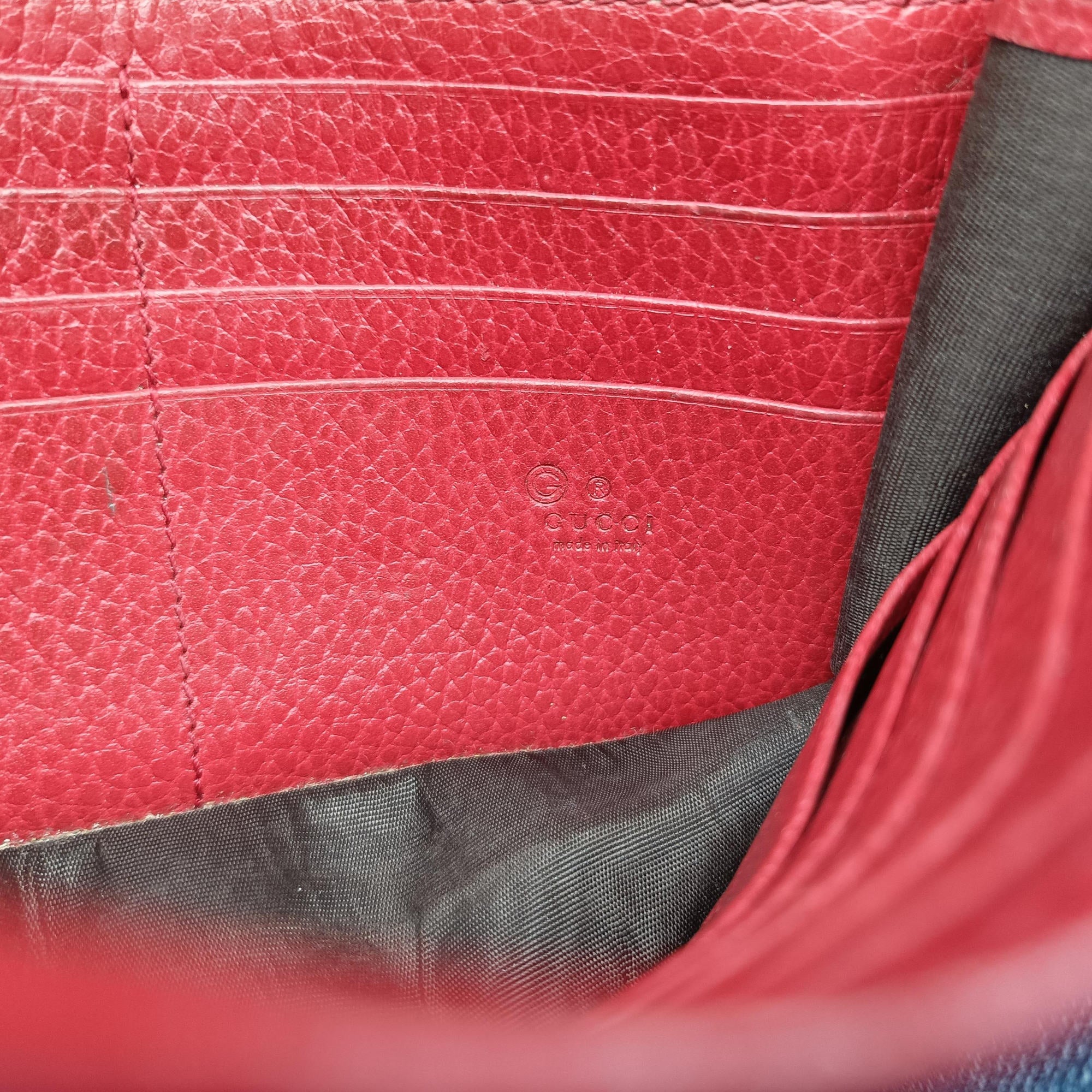 Interlocking G Red Leather 510314 インターロッキングG レッド レザー 510314 