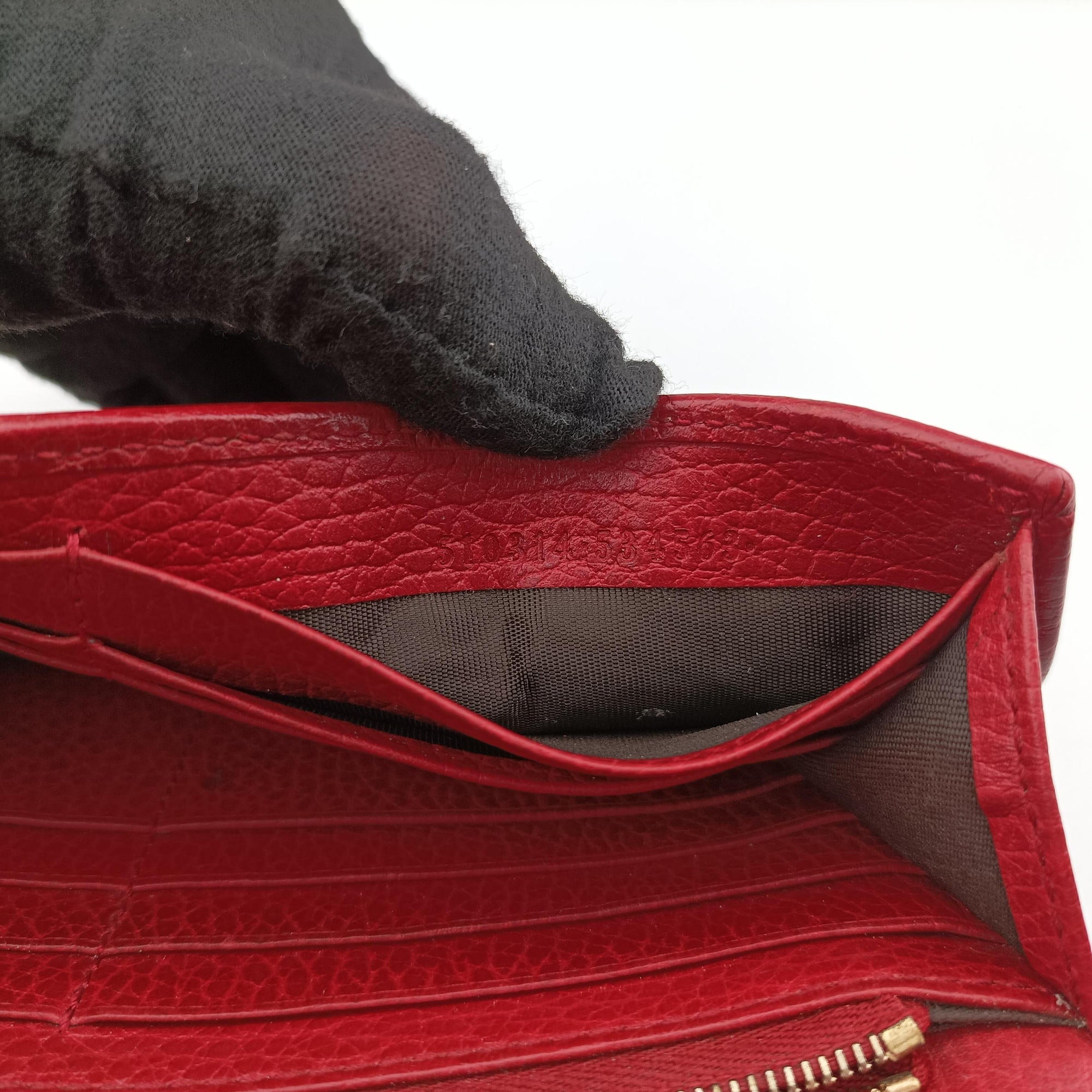 Interlocking G Red Leather 510314 インターロッキングG レッド レザー 510314 