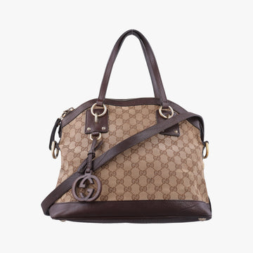 Guccissima Brown Leather×Canvas 247279 Lot number unknownグッチッシマ ブラウン レザー×キャンバス 247279 製番不明