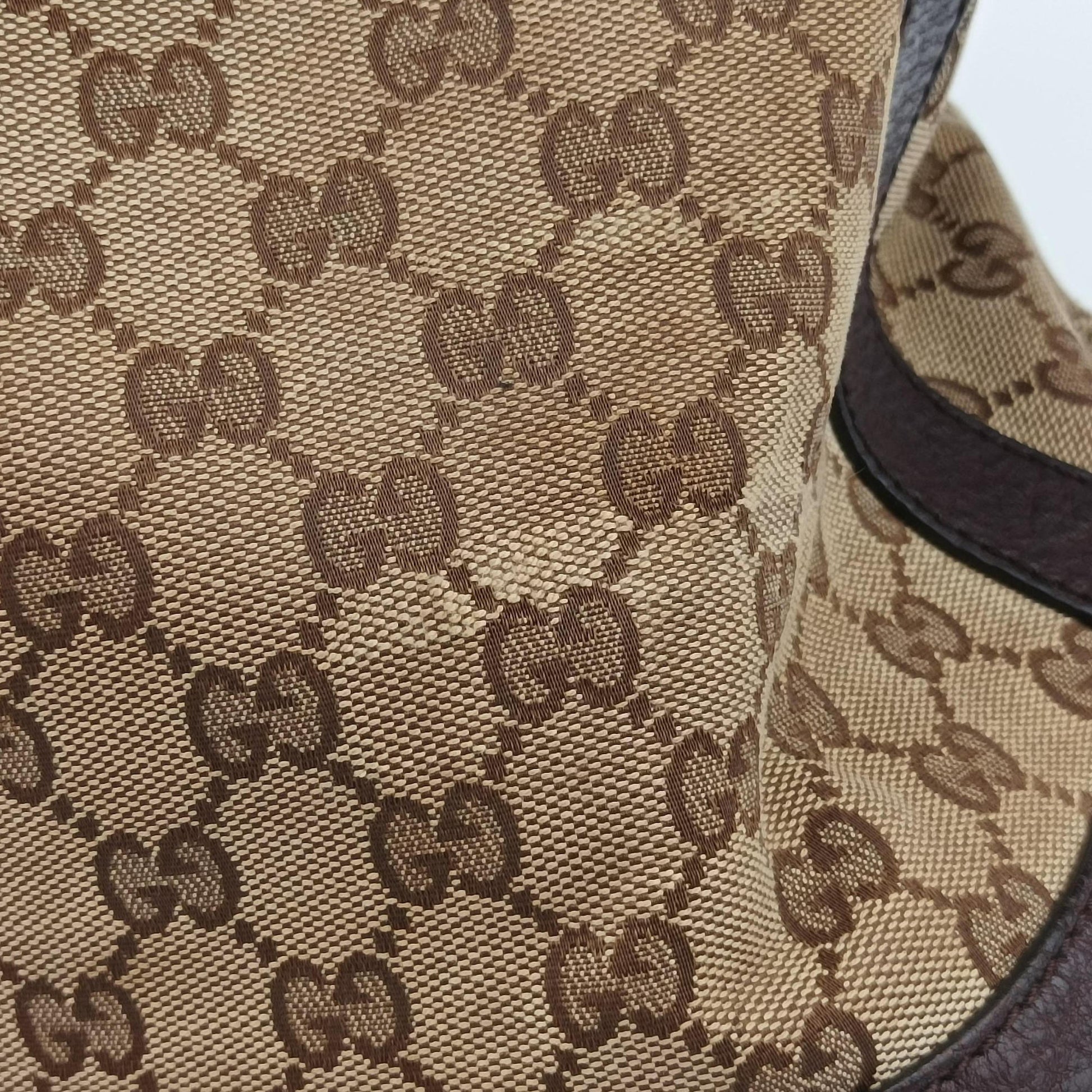 Guccissima Brown Leather×Canvas 247279 Lot number unknownグッチッシマ ブラウン レザー×キャンバス 247279 製番不明