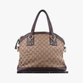 Guccissima Brown Leather×Canvas 247279 Lot number unknownグッチッシマ ブラウン レザー×キャンバス 247279 製番不明