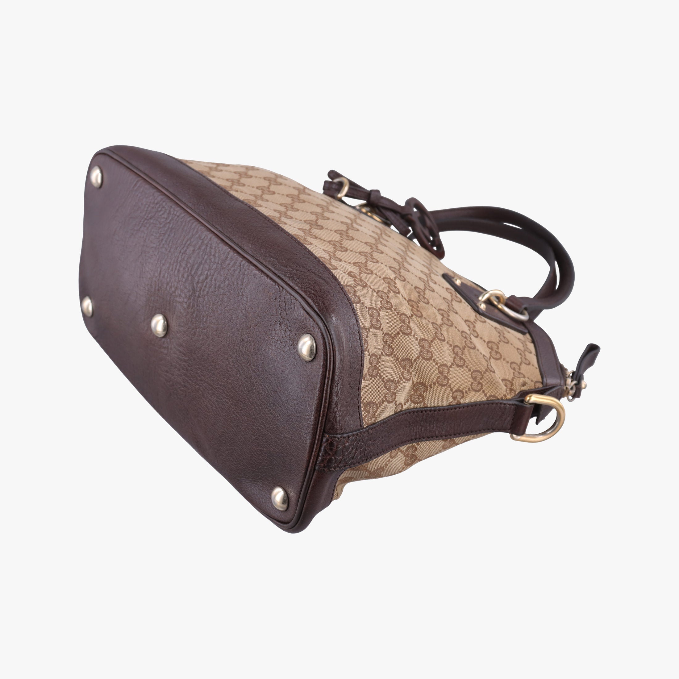 Guccissima Brown Leather×Canvas 247279 Lot number unknownグッチッシマ ブラウン レザー×キャンバス 247279 製番不明