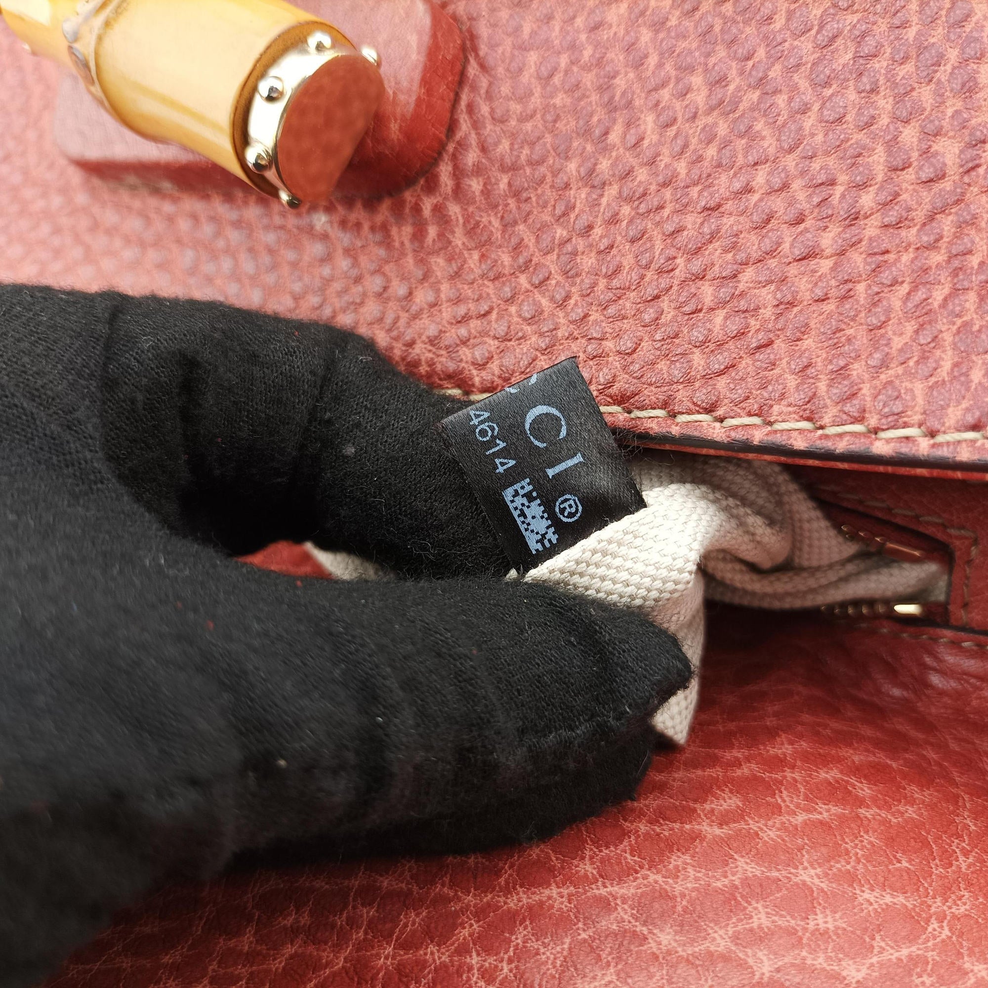 New Bamboo Terracotta Leather 254884 B8414614ニューバンブー テラコッタ レザー 254884 B8414614