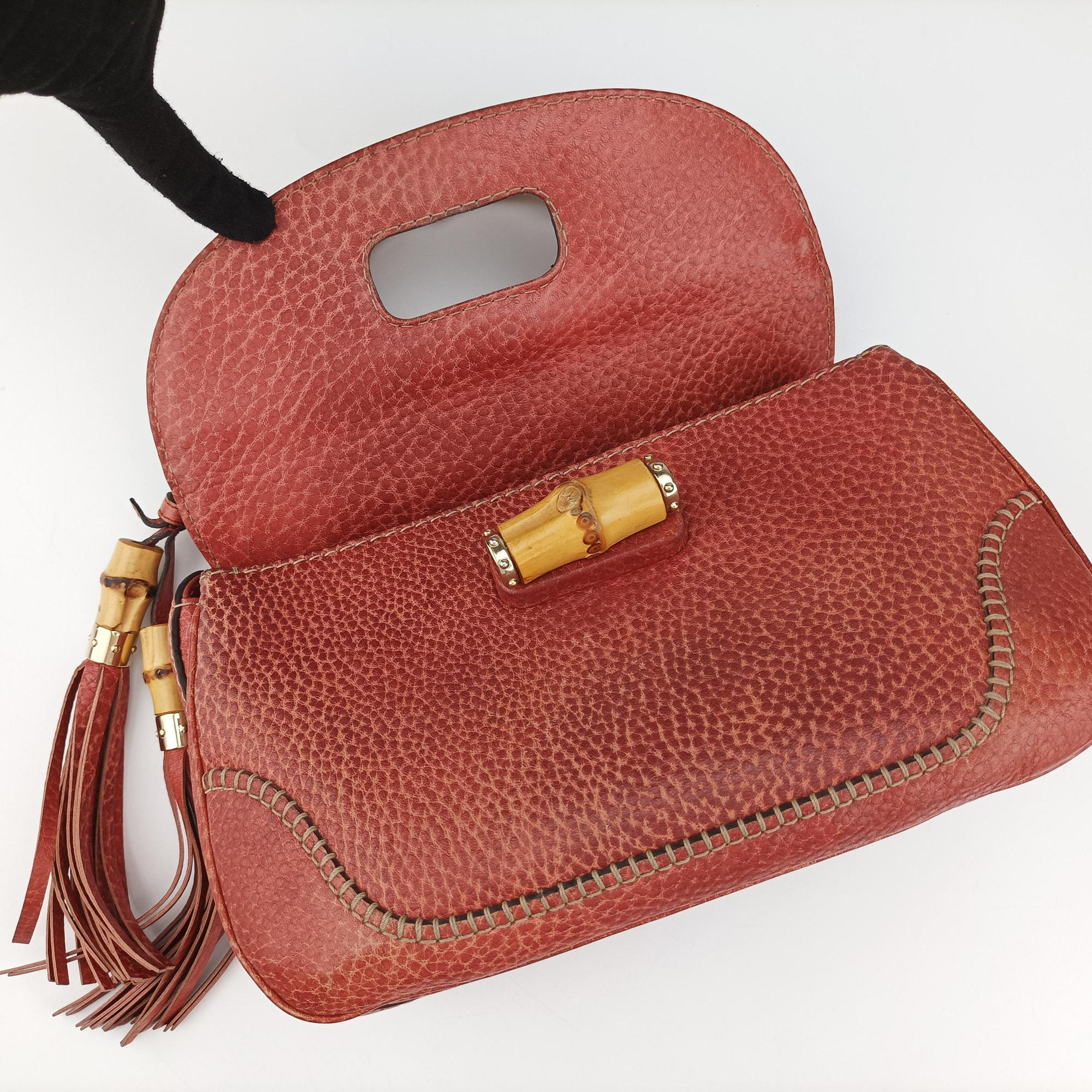 New Bamboo Terracotta Leather 254884 B8414614ニューバンブー テラコッタ レザー 254884 B8414614
