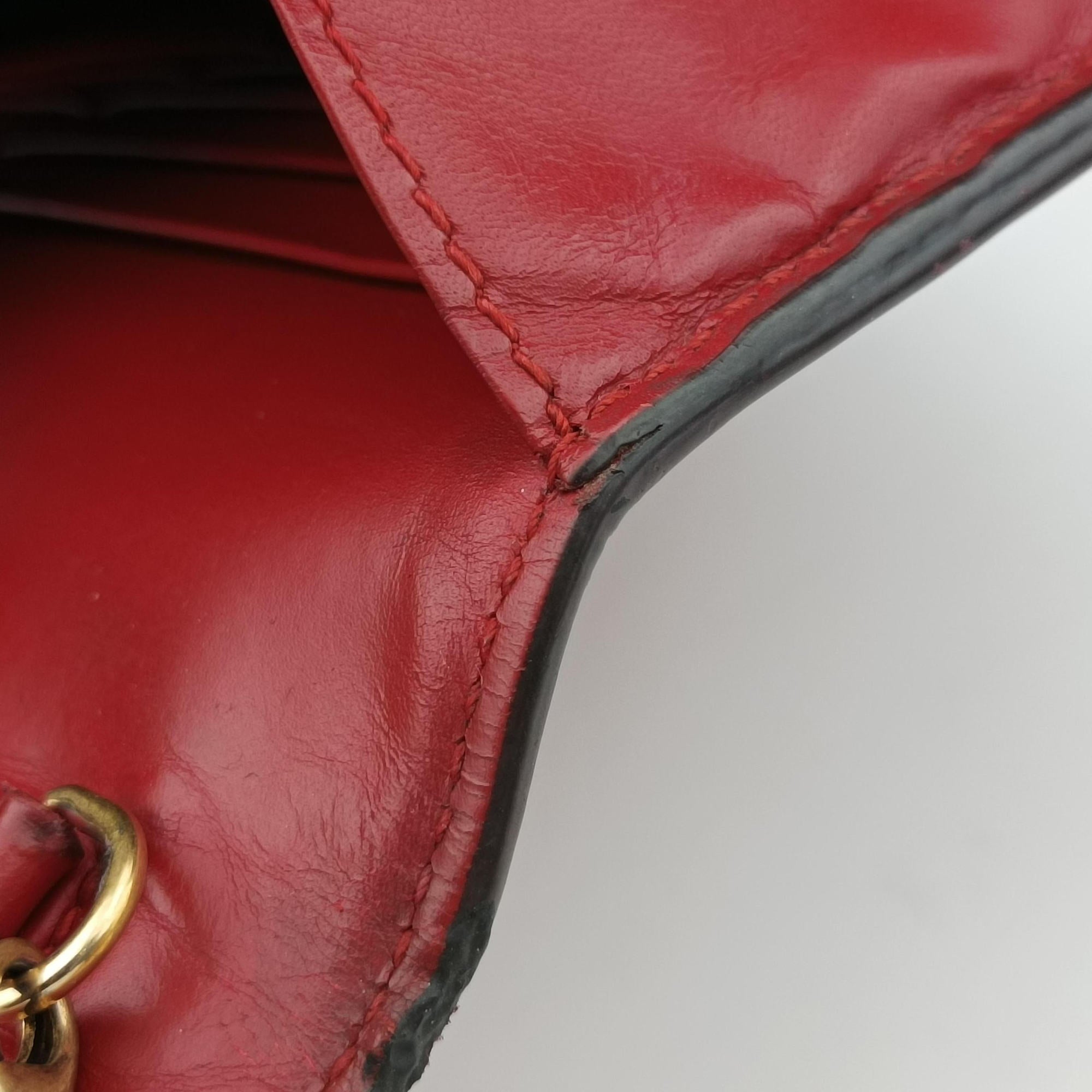 GG Marmont Red Leather 401232 GGマーモント レッド レザー 401232 