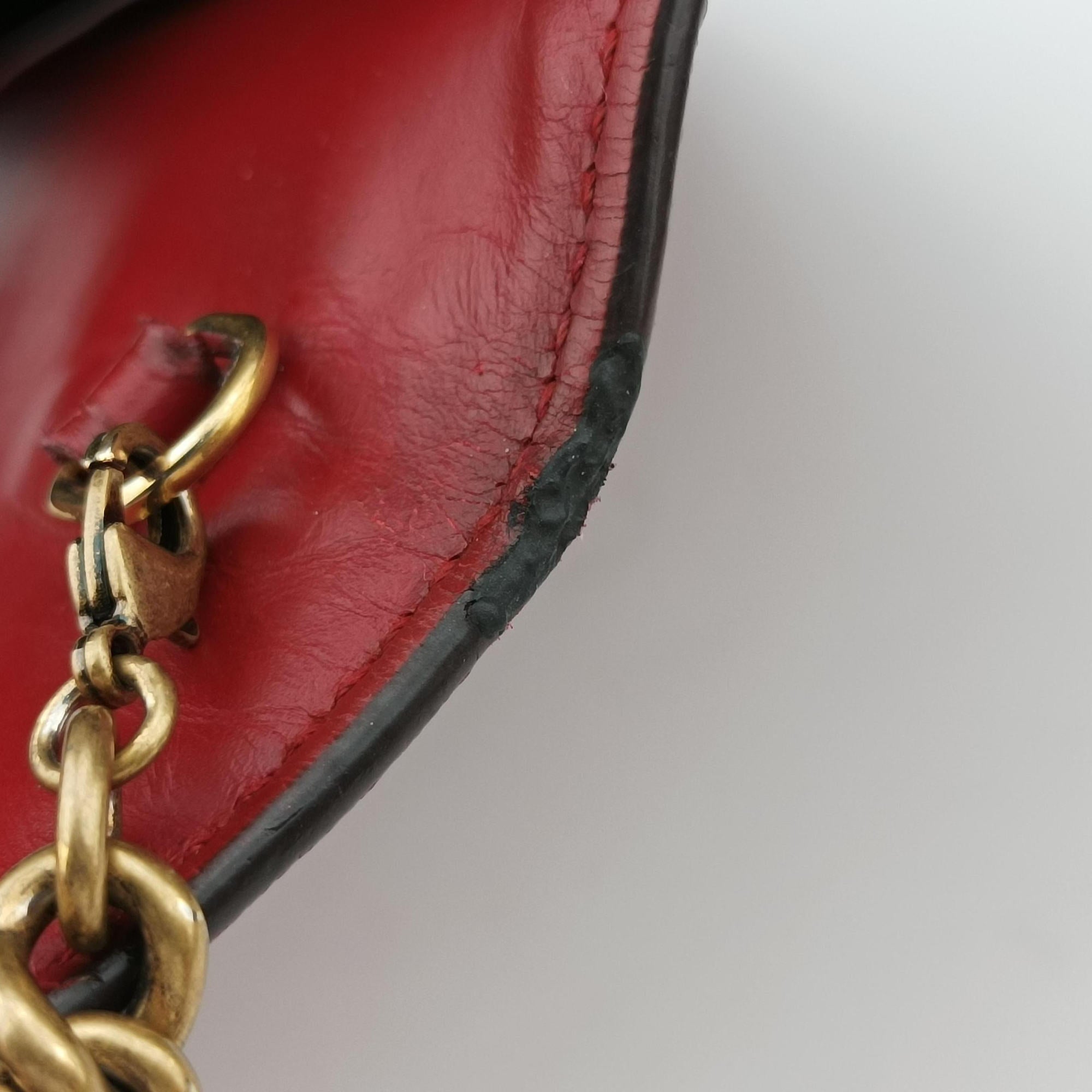 GG Marmont Red Leather 401232 GGマーモント レッド レザー 401232 