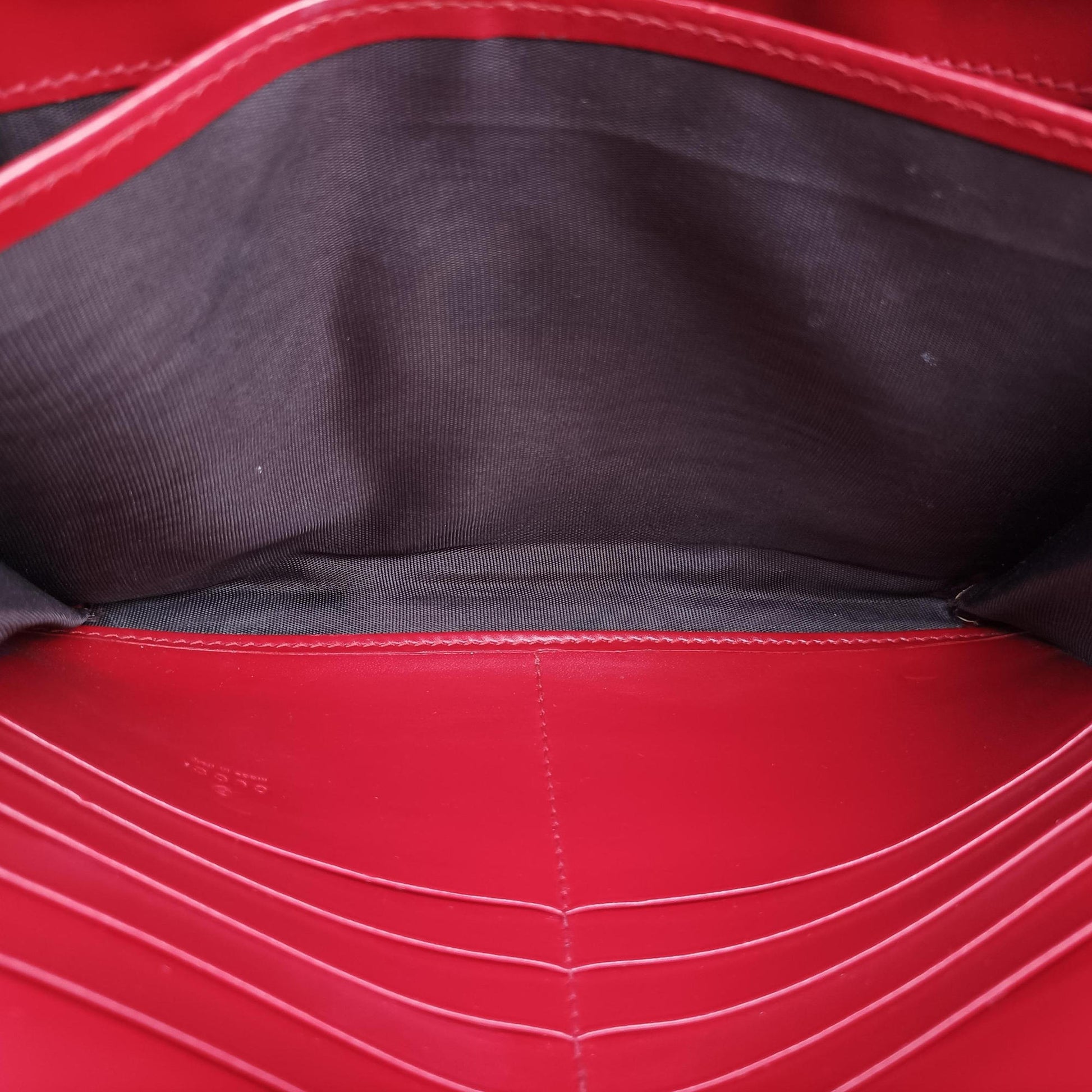 GG Marmont Red Leather 401232 GGマーモント レッド レザー 401232 