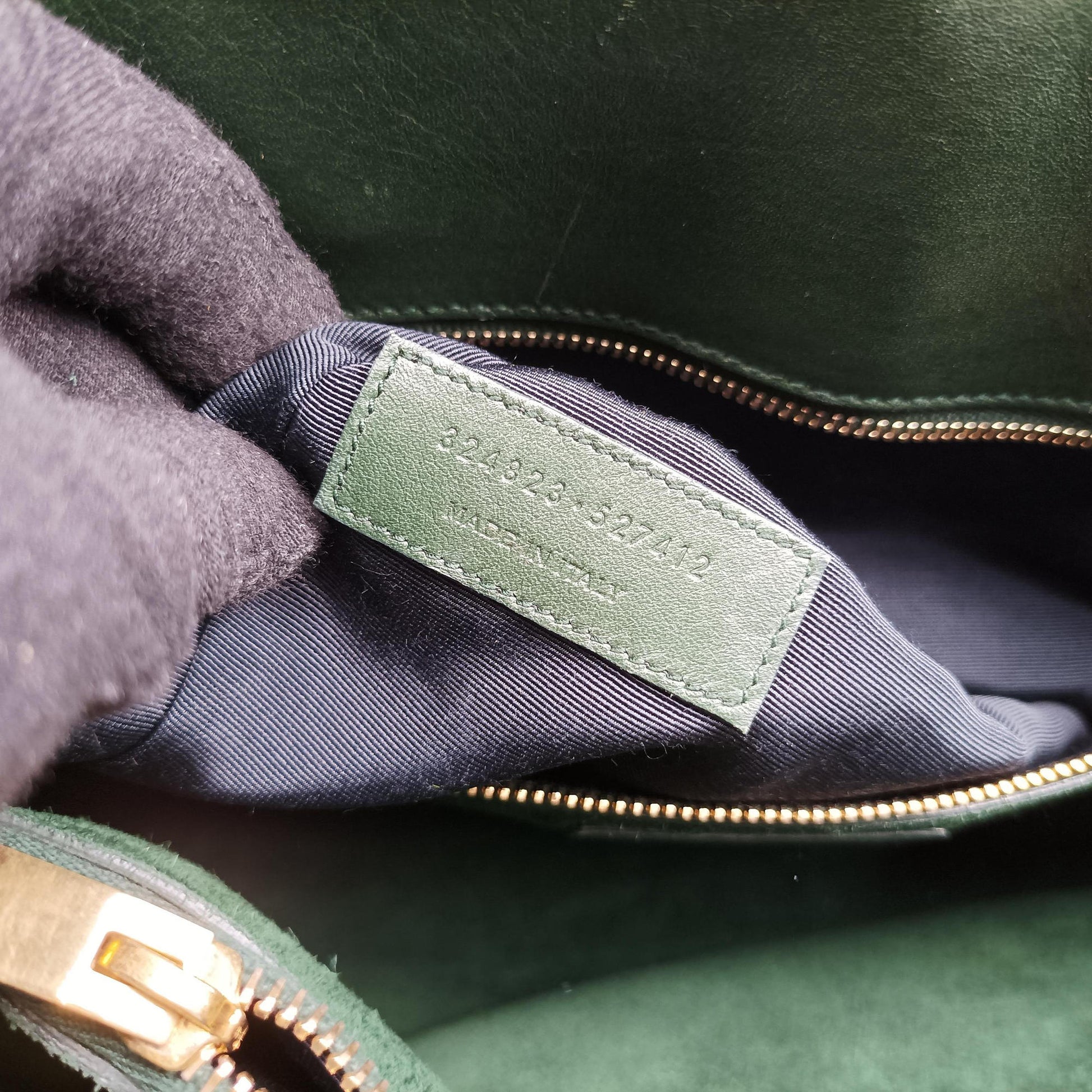 SAC DE JOUR Green Leather 324823 324823.527412サックドジュール グリーン レザー 324823 324823.527412
