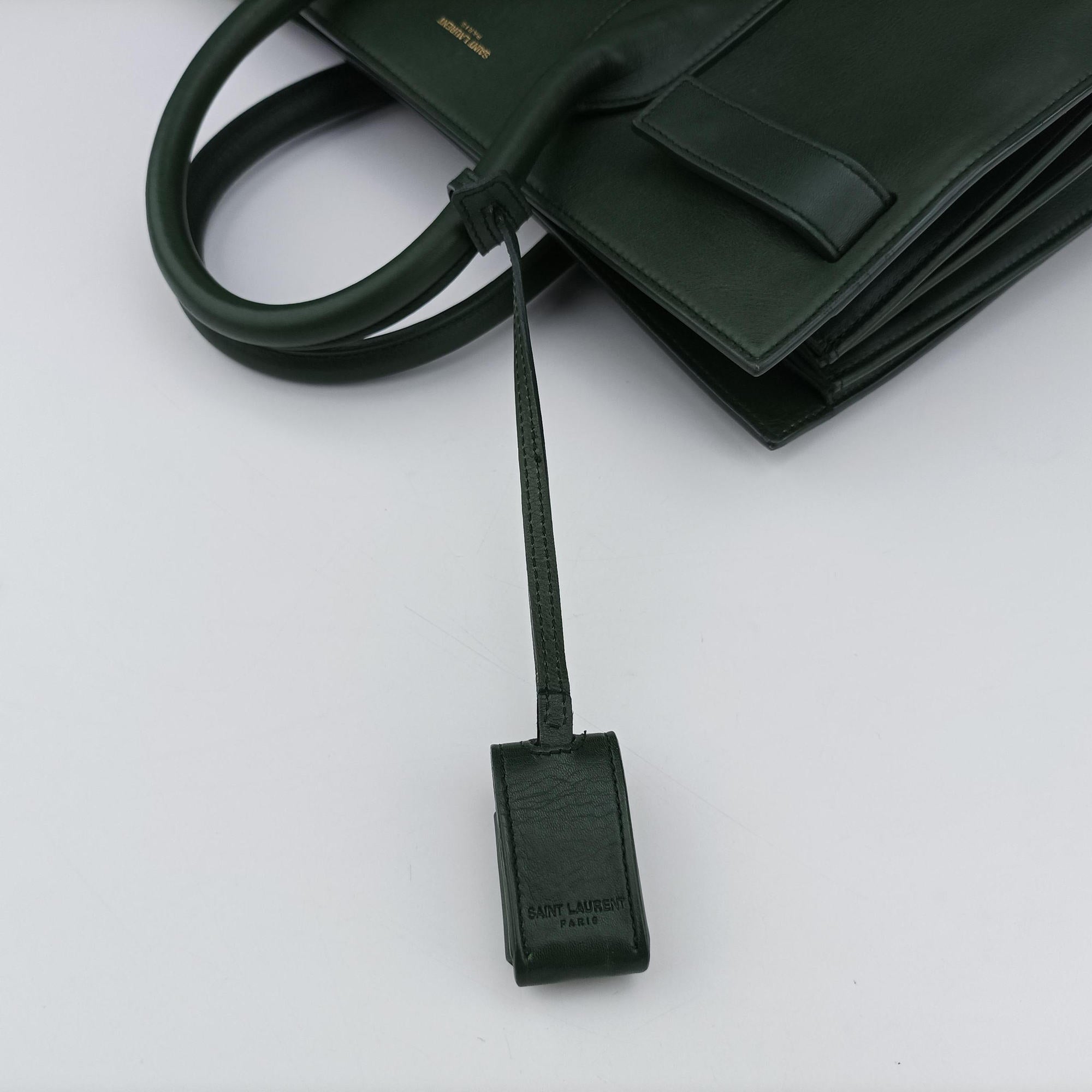 SAC DE JOUR Green Leather 324823 324823.527412サックドジュール グリーン レザー 324823 324823.527412