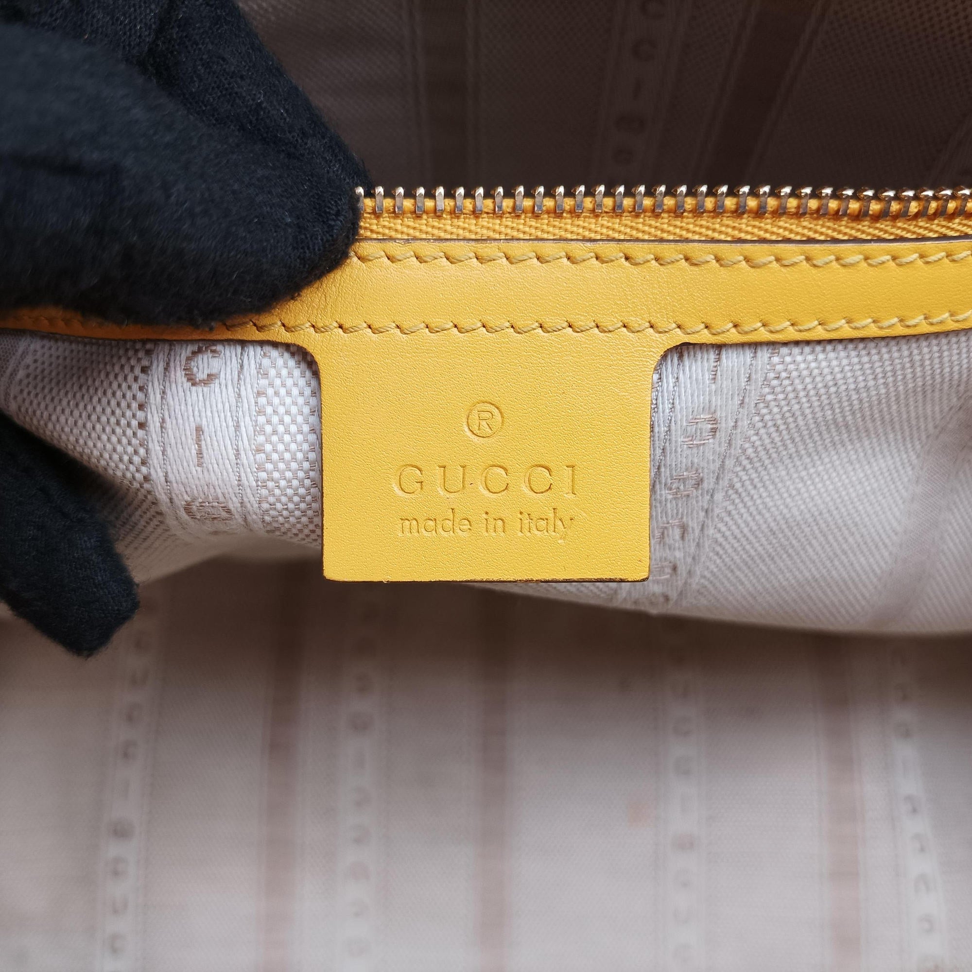 Bright Diamante Yellow Leather 354332 A016213706ブライトディアマンテ イエロー レザー 354332 A016213706